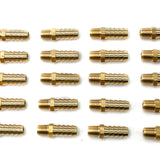 LTWFITTING Brass Fitting Coupler 3/8-Inch Hose Barb x 1/8-Inch Male NPT Fuel Gas Water(Pack of 25)