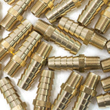 LTWFITTING Brass Fitting Coupler 3/8-Inch Hose Barb x 1/8-Inch Male NPT Fuel Gas Water(Pack of 500)