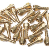 LTWFITTING Brass Flare Tube Fitting 1/4 Inch Hose ID x 1/4 Inch Female 45 Deg Swivel Nut Union (Pack of 500)