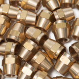 LTWFITTING Brass 5/16 Inch OD Short 45 Degree Flare Nut,Flare Tube Fitting(Pack of 500)