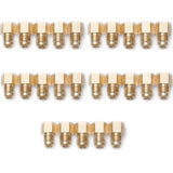 LTWFITTING Brass 45 Degree Flare 1/2 Inch OD x 1/2 Inch Female NPT Connector Fittings(Pack of 25)