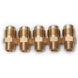 LTWFITTING Brass Flare 5/8 Inch OD x 3/8 Inch Male NPT Connector Tube Fitting (Pack of 5)
