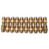 LTWFITTING Brass Flare 5/8 Inch OD x 3/8 Inch Male NPT Connector Tube Fitting (Pack of 20)