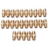 LTWFITTING Brass Flare 3/8 Inch OD x 1/4 Inch Male NPT Connector Tube Fitting(pack of 25)