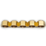 LTWFITTING Brass 3/4 Inch OD Flare Cap, Brass Flare Tube Fitting(Pack of 5)