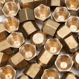 LTWFITTING Brass 3/8 Inch OD Flare Cap, Brass Flare Tube Fitting(Pack of 500)