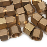 LTWFITTING Brass 1/2 Inch OD Flare Cap, Brass Flare Tube Fitting(Pack of 400)
