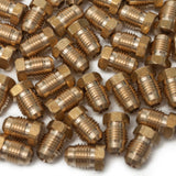 LTWFITTING Brass Flare 1/4 Inch OD Plug, Brass Flare Tube Fitting(Pack of 800)