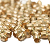 LTWFITTING 1/8-Inch Brass Compression Sleeves Ferrels,Brass Compression Fitting(Pack of 3000)