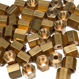 LTWFITTING 1/8-Inch Brass Compression Nut,Brass Compression Fitting(Pack of 150)
