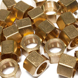LTWFITTING 1/2-Inch Brass Compression Nut,Brass Compression Fitting(Pack of 25)