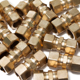LTWFITTING 5/8-Inch OD Compression Union,Brass Compression Fitting(Pack of 100)