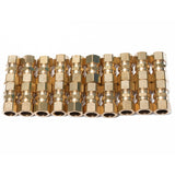 LTWFITTING 5/8 inch OD Compression Union,Brass Compression Fitting(Pack of 20)