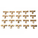 LTWFITTING 5/16-Inch OD Compression Tee,Brass Compression Fitting(Pack of 20)