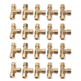 LTWFITTING 3/8-Inch OD Compression Tee,Brass Compression Fitting(Pack of 20)