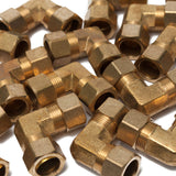 LTWFITTING 5/8-Inch OD 90 Degree Compression Union Elbow,Brass Compression Fitting(Pack of 70)