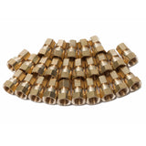 LTWFITTING Brass 1/4 OD x 1/4 Female NPT Compression Connector Fitting(Pack of 25)