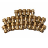 LTWFITTING Brass 3/8 OD x 1/8 Female NPT Compression Connector Fitting(Pack of 25)