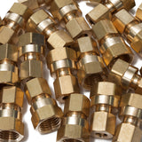 LTWFITTING Brass 3/8-Inch OD x 1/4-Inch Female NPT Compression Connector Fitting(Pack of 300)
