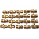 LTWFITTING Brass 3/8 OD x 1/2 Male NPT Compression Connector Fitting(Pack of 20)