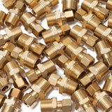 LTWFITTING Brass 3/8 OD x 1/2 Male NPT Compression Connector Fitting(Pack of 200)