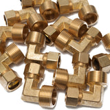 LTWFITTING 5/8-Inch OD x 3/4-Inch Male NPT 90? Compression Elbow,Brass Compression Fitting(Pack of 80)