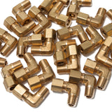 LTWFITTING 1/4-Inch OD x 1/8-Inch Male NPT 90 Degree Compression Elbow,Brass Compression Fitting (Pack of 300)