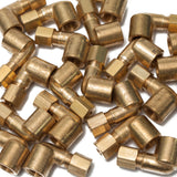 LTWFITTING 3/16-Inch OD x 1/8-Inch Female NPT 90 Degree Compression Elbow,Brass Compression Fitting(Pack of 300)