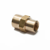 LTWFITTING Brass Pipe Fitting 1/4-Inch x 1/8-Inch Female NPT Reducing Coupling Water Boat(Pack of 25)