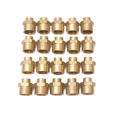 LTWFITTING Brass Pipe Fitting 3/8-Inch x 1/8-Inch Female NPT Reducing Coupling Water Boat(Pack of 20)
