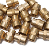 LTWFITTING Brass Pipe Fitting 3/8-Inch x 1/4-Inch Female NPT Reducing Coupling Water Boat(Pack of 200)
