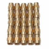 LTWFITTING Brass Pipe Fitting Coupling Coupler 1/8 x 1/8 Inch Female NPT FNPT FPT Pipe Water Boat(Pack of 25)