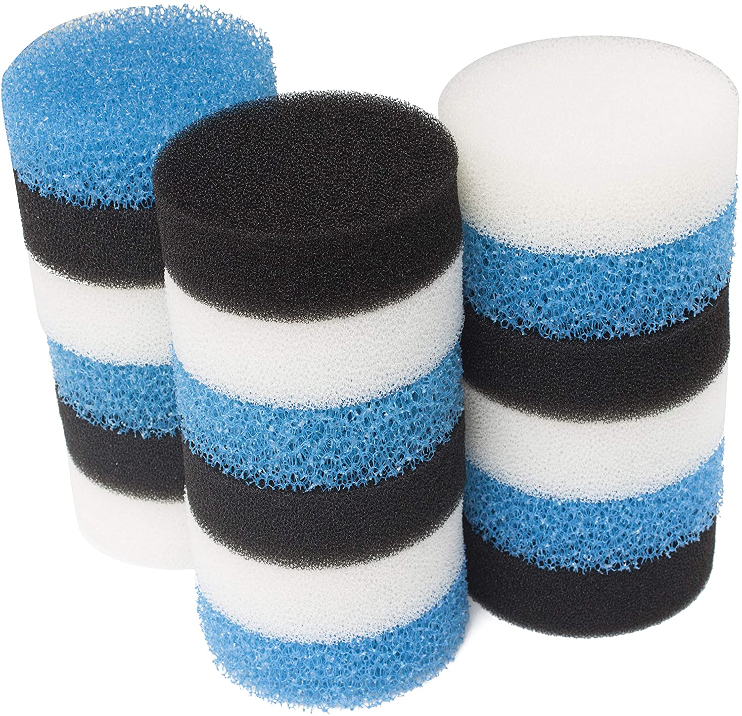 LTWHOME Replacement Foam Sets Fit for All Pond Solutions EF-Booster Fish Tank Aquarium External Filter (Pack of 6 Sets)