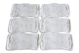 LTWHOME Microfiber Pads Washable Suitable for Shark Steam Mop S3101 (Pack of 6)