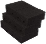 LTWHOME Design Aquarium Active Carbon Sponges Compatible with Ferplast Bluclear 03 Sponges Fit for Bluwave Internal Filter (Pack of 12)
