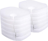 LTWHOME Compatible Polyfiber Floss Pad Replacement for OCF4, 5, 14, 15, Marlin Canister Filter (Pack of 12)
