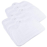 LTWHOME Microfibre Pads Suitable for Home-tek Deluxe Ht824 Ht855 Steam Mop (Pack of 12)