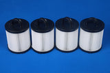 LTWHOME Washable and Reusable Dust Cup Filter Fit for Eureka DCF-21,Compare to Part # 67821, 68931,EF91(Pack of 4)