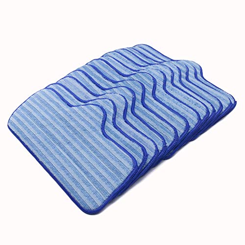 LTWHOME Washable Replacement Microfiber Mop Pads Fit for Dupray Neat Steam Cleaner (Pack of 12)