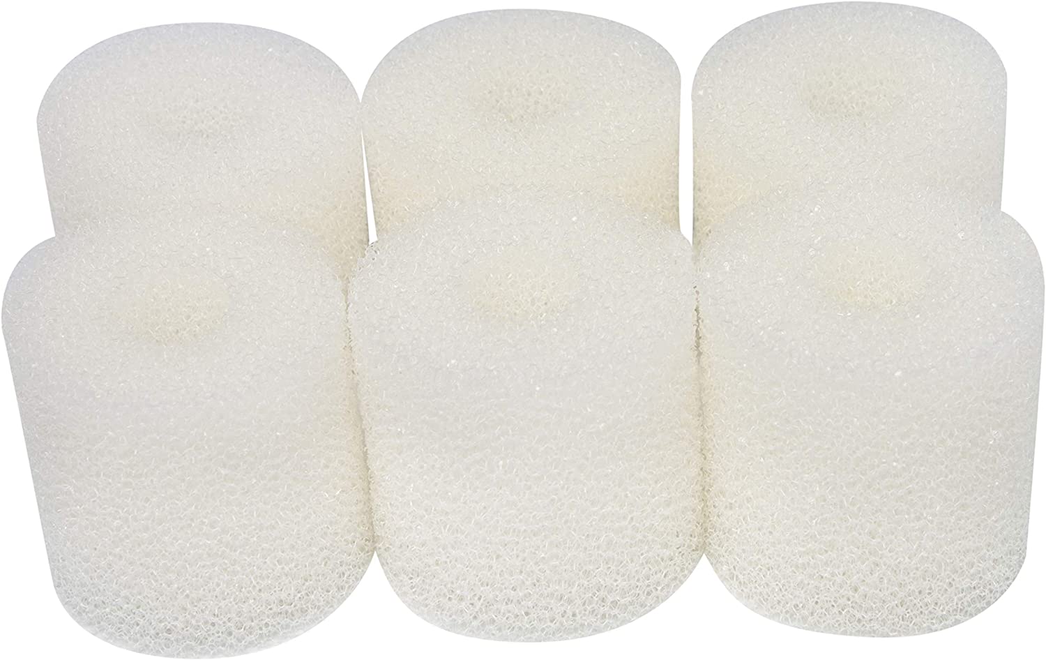 LTWHOME Foam Filter fit for 2618080 Cartridges Aquaball 2208-2212/60-180,Biopower 160-240 and Prefilter 4004320 (Pack of 6)