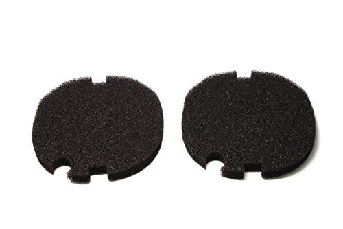 LTWHOME Replacement Black Fine Foam Filter Fit for AquaManta EFX 300/400 External Filter (Pack of 2)