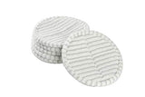 LTWHOME 8.27 Inch Replacement Scrubby Mop Pads Fit for Elicto ES-200, ES-330, ES-430, ES-530 (Pack of 6)