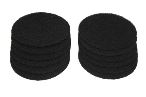 LTWHOME Activated Carbon Filter Pads Suitable for Classic 2213/250 2628130(Pack of 12)
