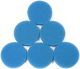 LTWHOME Blue Coarse Foam Media Filter Pads Suitable for Classic 2213/250 2616131(Pack of 6)