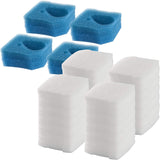 LTWHOME Coarse Fine Filter Pads Compatible with AEH2616710 Professional Pro Pro3 2071 2073 2075 Ultra G65,G90,G190(Pack of 60pcs,12 Sets)