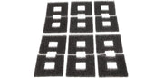 LTWHOME Compatible Foam Filters Pad Non Suitable for Fluval CHI (Pack of 12)