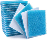 LTWHOME Compatible Poly Foam Pad Replacement for Fluval C4 Power Filter, Fluval C Clip-On Filter Foam (Pack of 20)