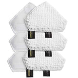 LTWHOME Design Replacement Triangular Coral Pads Compatible with Black+Decker Steam Mop, Compare to SMP30, FSMP30, FSM1630, FSMH16151 (Pack of 6)