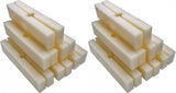 LTWHOME Foam Filter Pads Suitable for Fluval FX4 / FX5 / FX6 (Pack of 24)