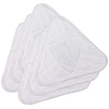 LTWHOME Washable Microfibre Replacement Pads Suitable for Holme Steam Mop (Pack of 6)